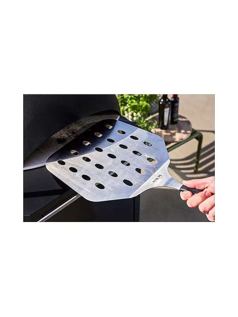 LE FEU | Pizza Pell Edelstahl / Schwarz | silber