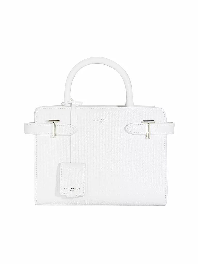 LE TANNEUR | Ledertasche - Henkeltasche EMILIE Small | weiss