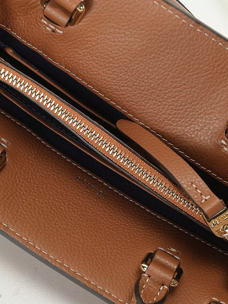 LE TANNEUR | Ledertasche - Henkeltasche EMILIE Small | camel