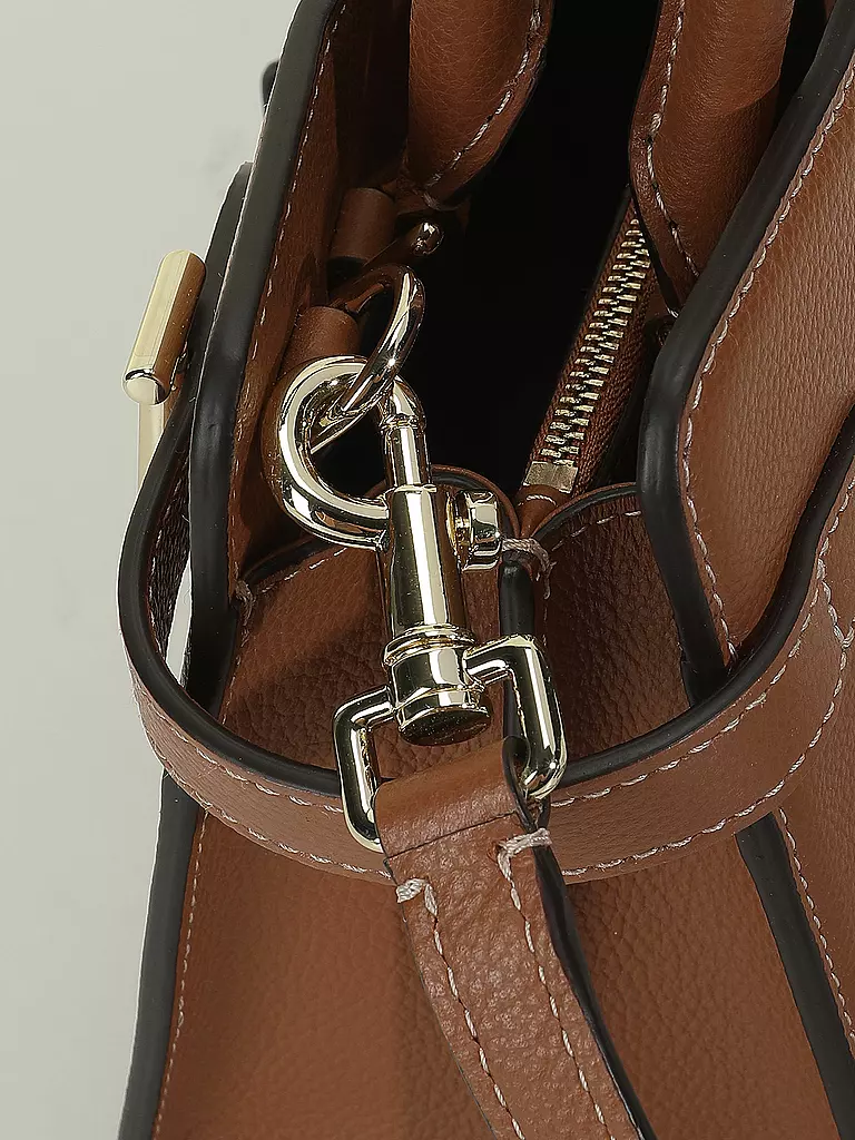 LE TANNEUR | Ledertasche - Henkeltasche EMILIE Small | camel