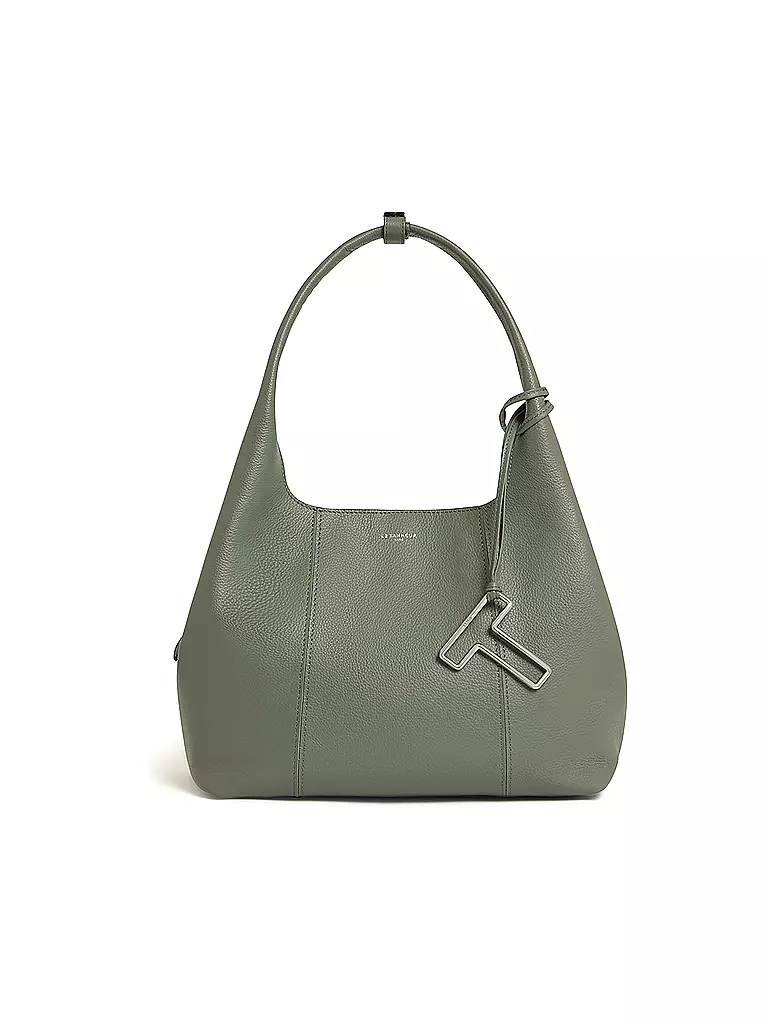 LE TANNEUR | Ledertasche - Hobo Bag JULIETTTE Medium  | olive