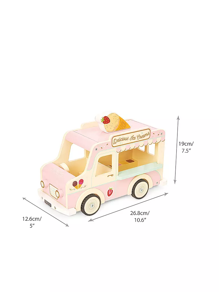 LE TOY VAN | Dolly Ice Cream Van - Eiscremwagen | keine Farbe