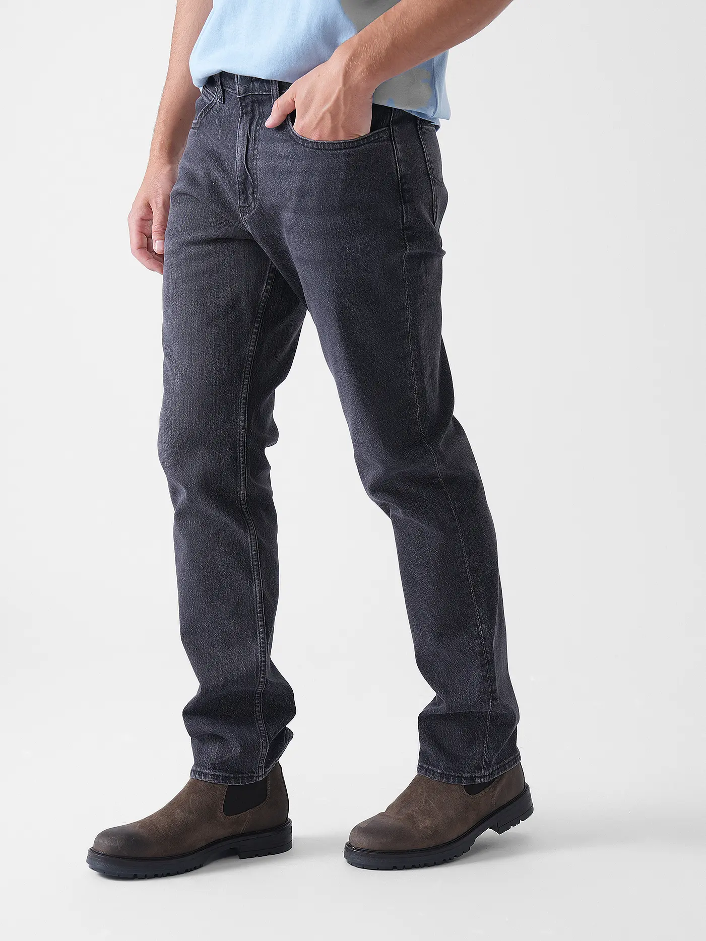 LEE | Jeans Straight Fit WEST | schwarz