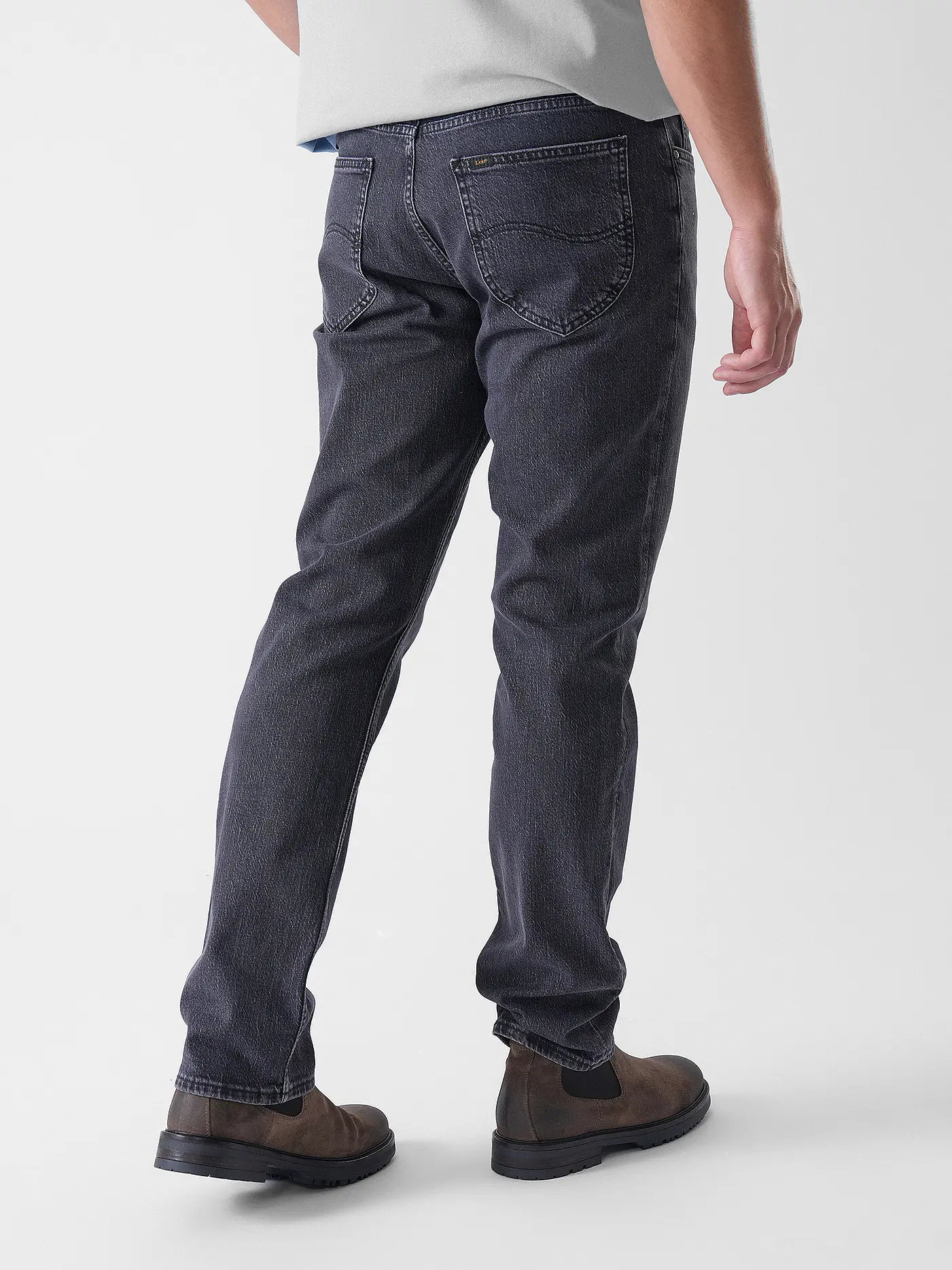 LEE | Jeans Straight Fit WEST | schwarz