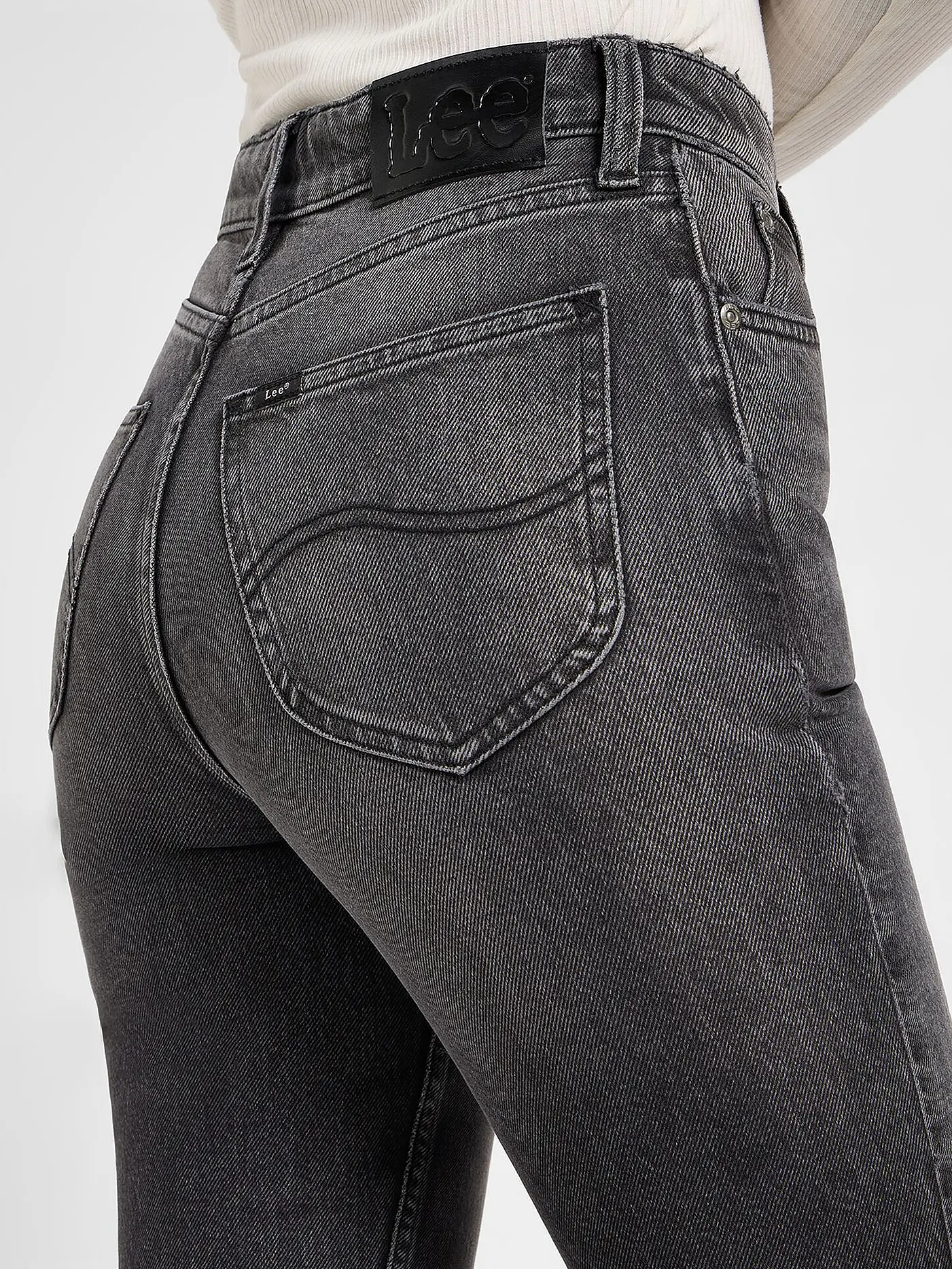 LEE | Jeans Wide Fit RIDER | schwarz