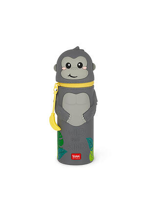 LEGAMI | Gorilla 2-in-1 Silikon-Federmäppchen Kawaii