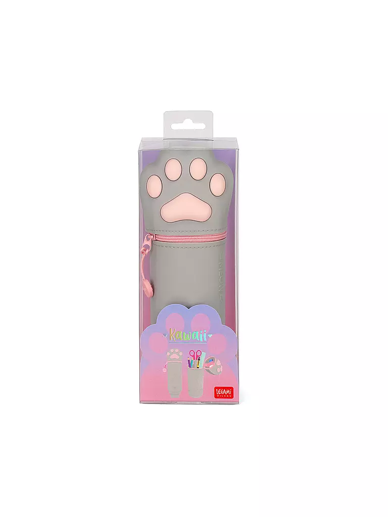 LEGAMI | 2-in-1-Federmäppchen aus weichem Silikon KITTY | keine Farbe