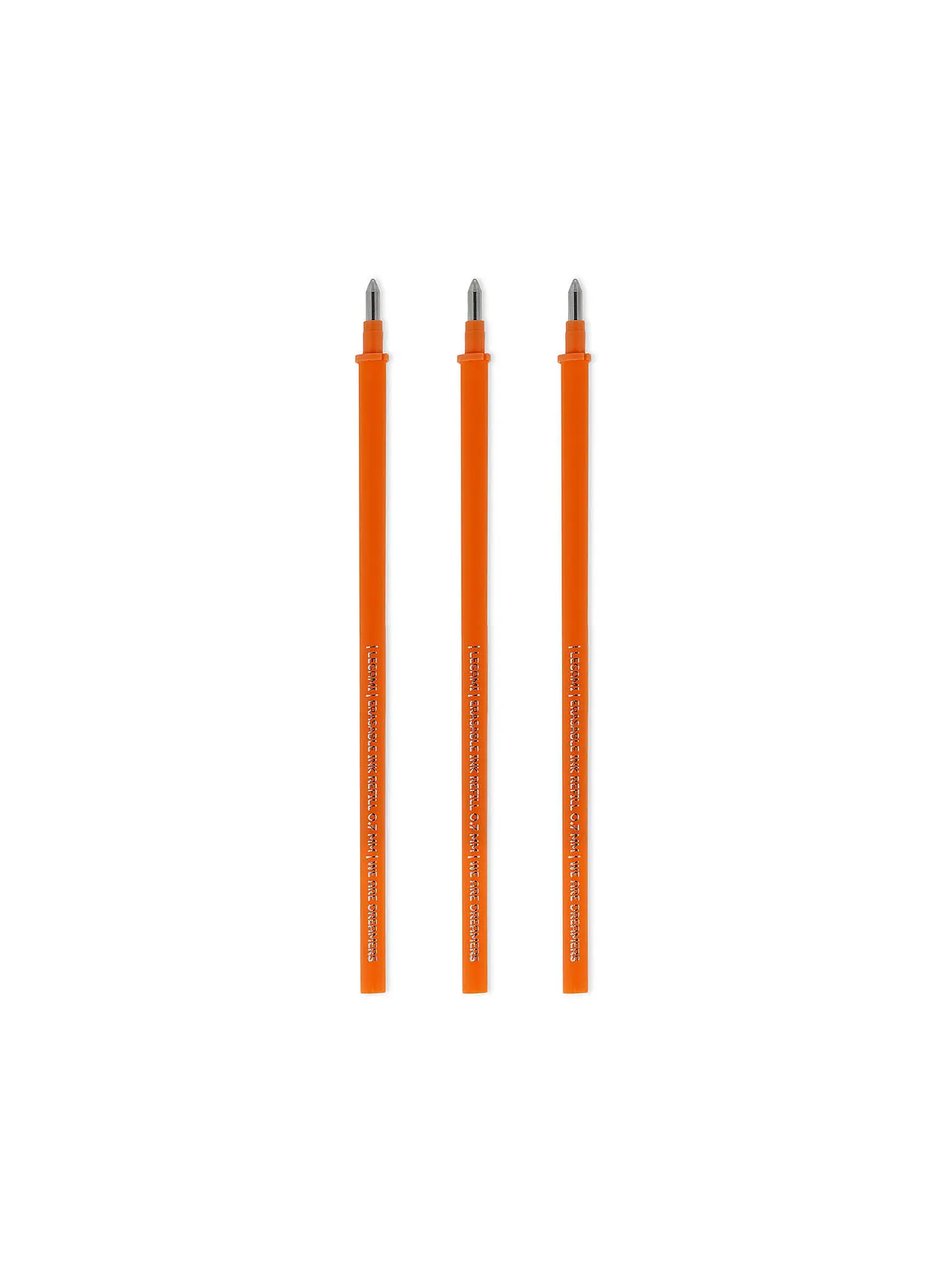 LEGAMI | Ersatzmine für löschbaren Gelstift - Erasable Pen 3er Pkg. Orange  | keine Farbe