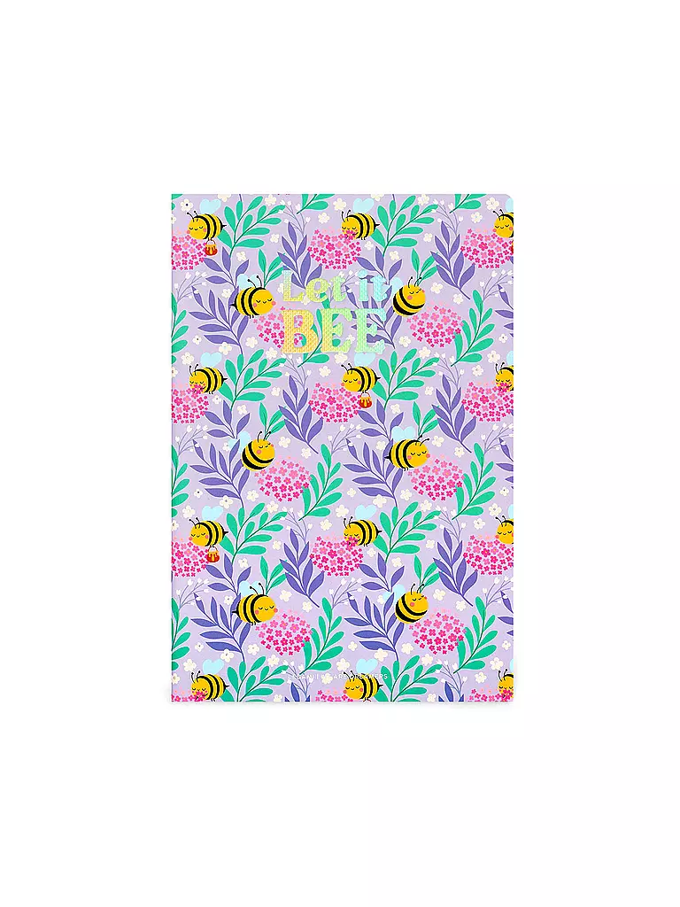 LEGAMI | Liniertes Notizbuch - Large - B5-Format Bee | keine Farbe