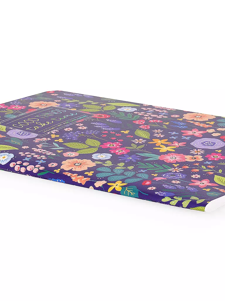 LEGAMI | Liniertes Notizbuch - Large - B5-Format Flowers | keine Farbe