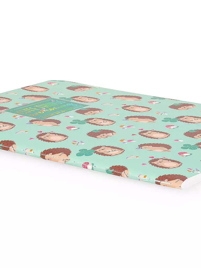LEGAMI | Liniertes Notizbuch - Large - B5-Format Hedgehog | keine Farbe