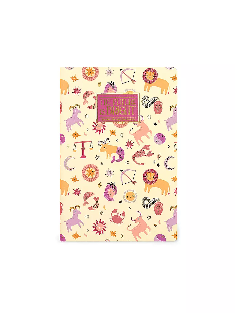 LEGAMI | Liniertes Notizbuch - Large - B5-Format Zodiac | keine Farbe