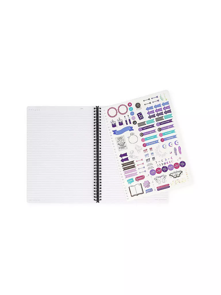 LEGAMI | Liniertes Notizbuch -Maxi - Spiralbindung - A4-Format MOTH | keine Farbe