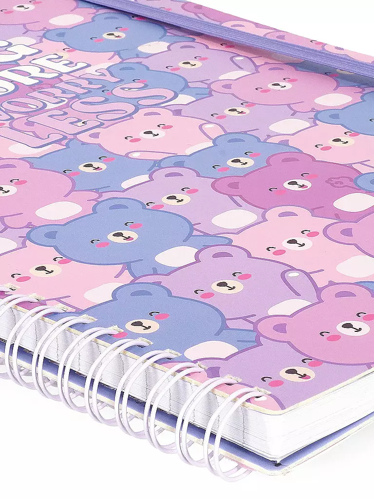 LEGAMI | Liniertes Notizbuch -Maxi - Spiralbindung - A4-Format TEDDY BEAR | keine Farbe