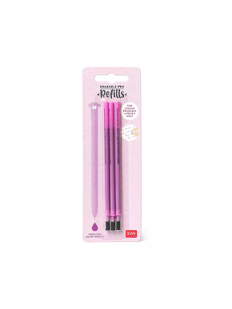 LEGAMI | Nachfüllung für radierbaren Gelstift 3er Pkg.  | keine Farbe