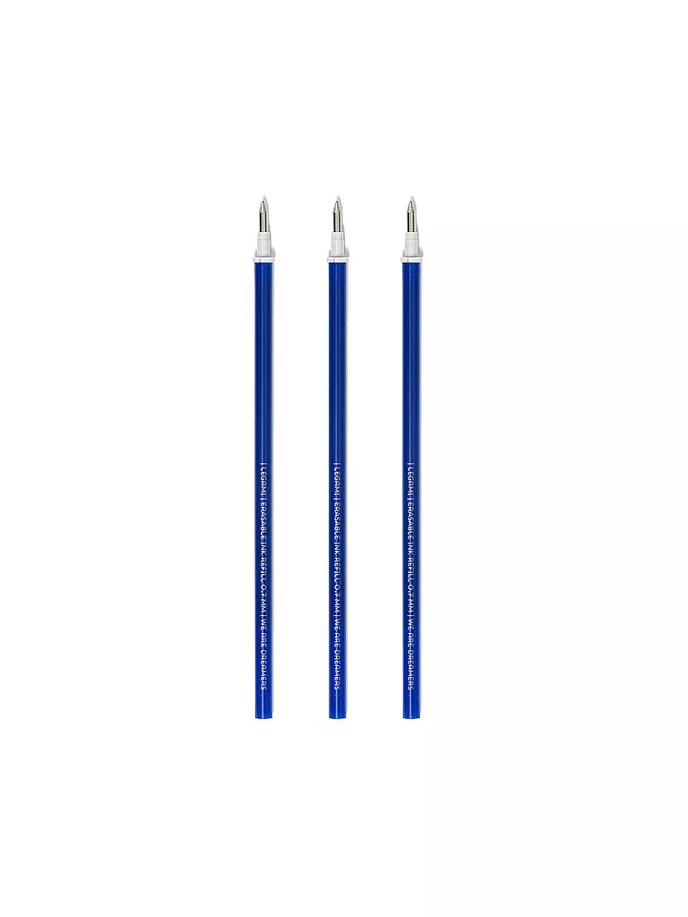 LEGAMI | Nachfüllung für radierbaren Gelstift 3er Pkg. Blue | keine Farbe