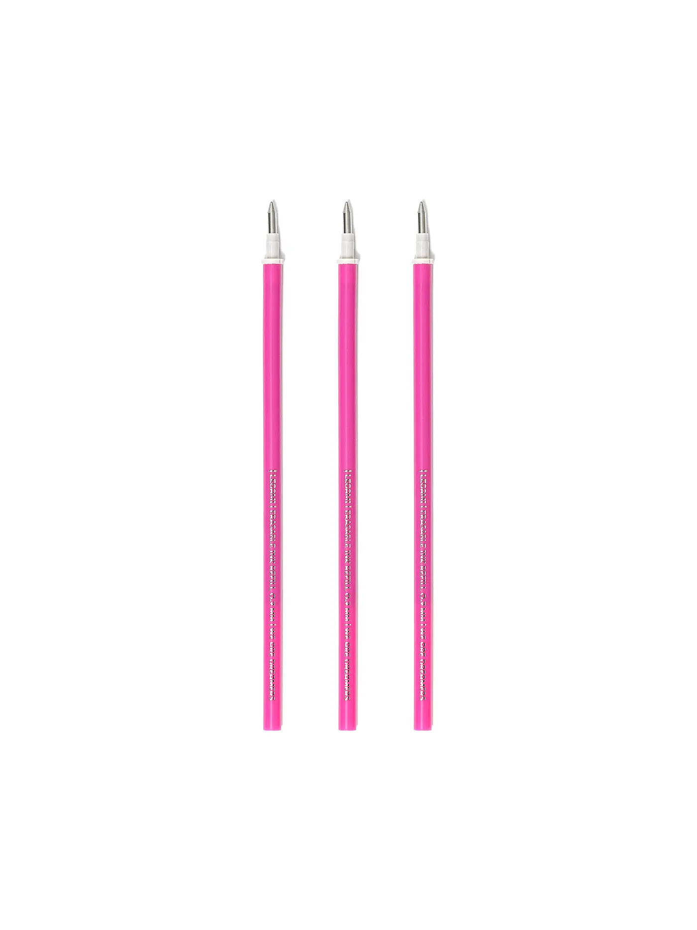 LEGAMI | Nachfüllung für radierbaren Gelstift 3er Pkg. Pink | keine Farbe