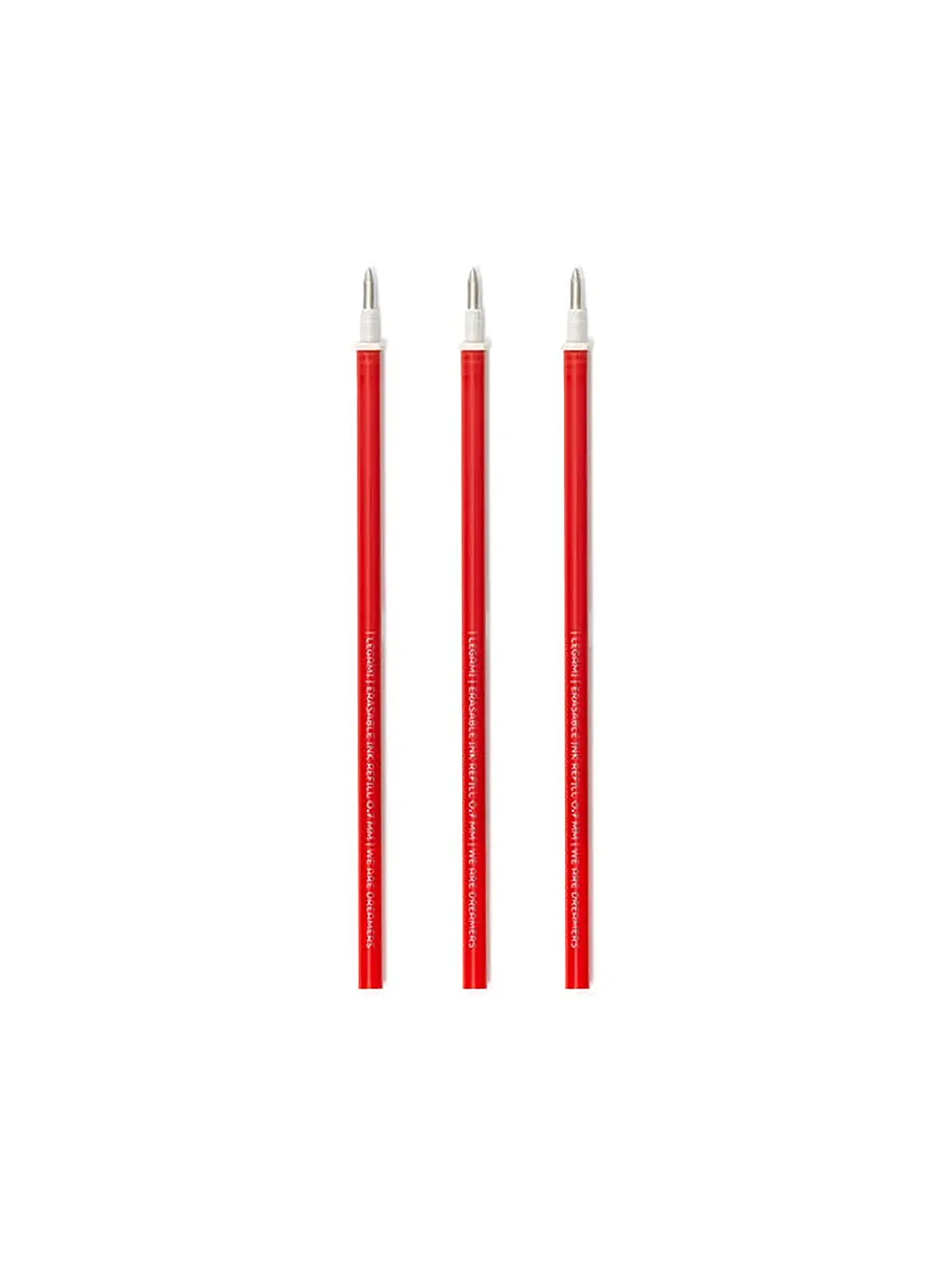 LEGAMI | Nachfüllung für radierbaren Gelstift 3er Pkg. Red | keine Farbe
