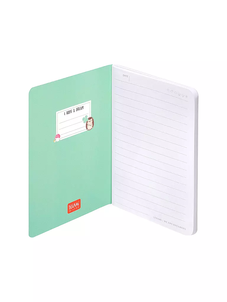 LEGAMI | Notizbuch  Small Hedgehog | keine Farbe
