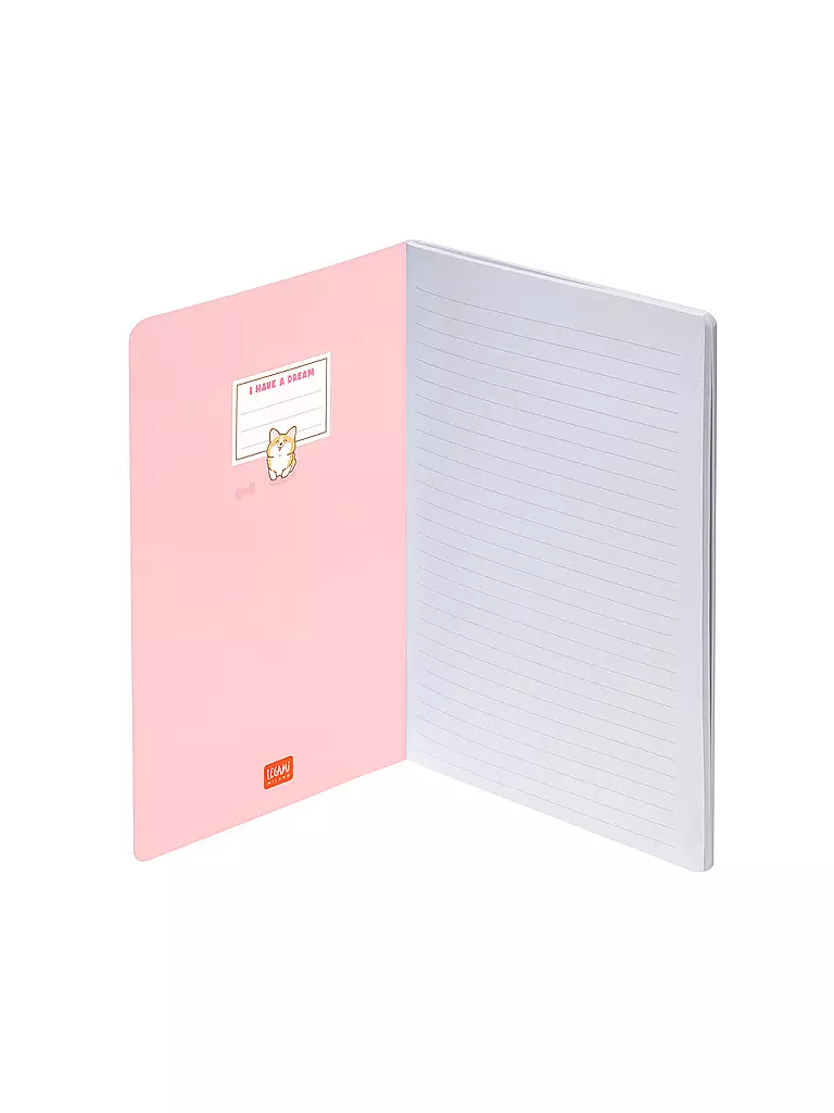 LEGAMI | Notizbuch Medium  CORGI | keine Farbe