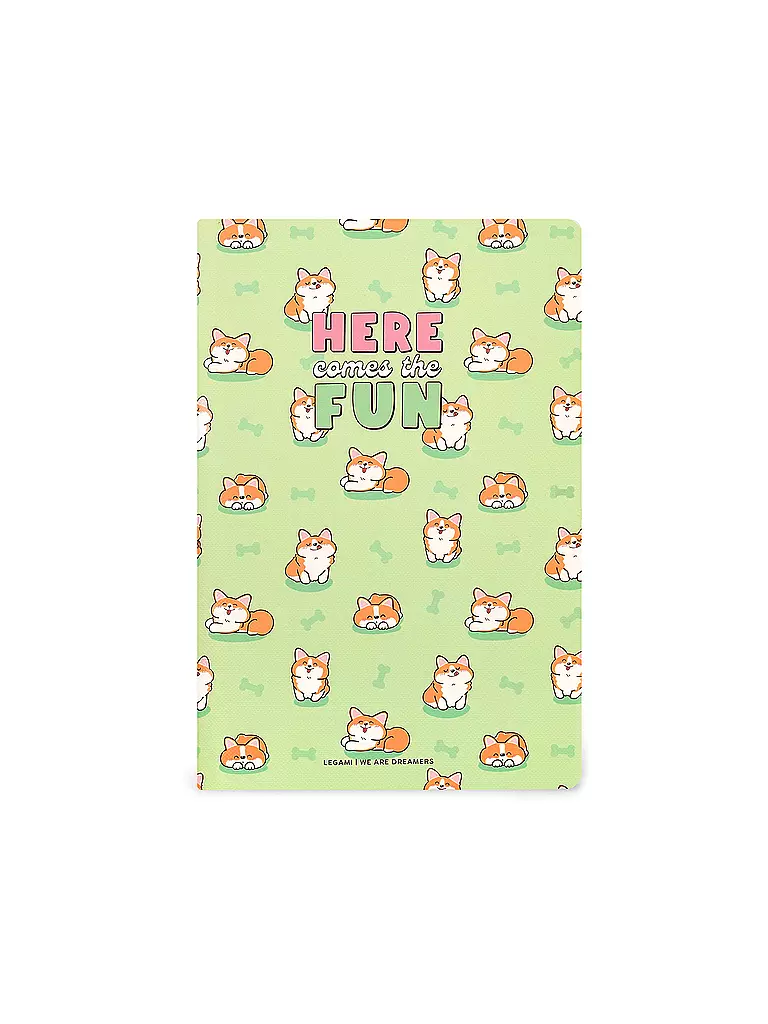 LEGAMI | Notizbuch Medium CORGI | keine Farbe