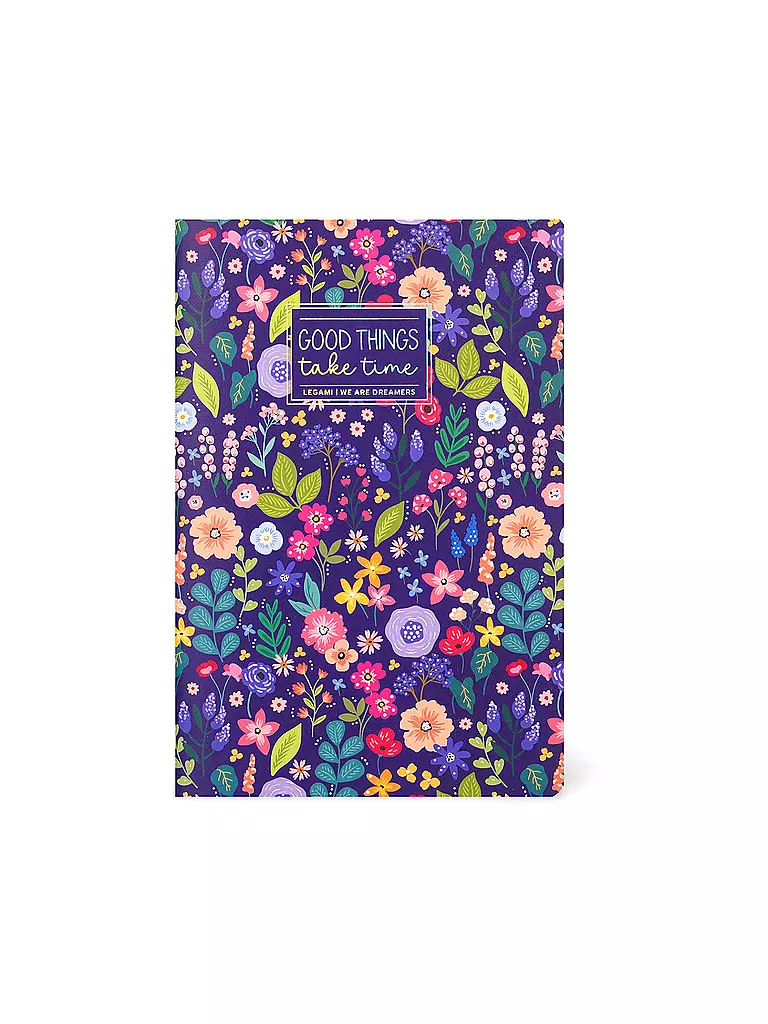 LEGAMI | Notizbuch Medium FLOWERS | keine Farbe