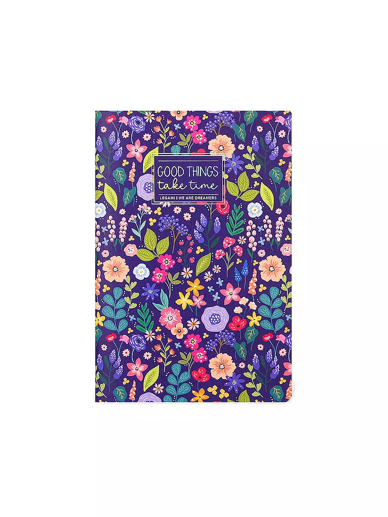 LEGAMI | Notizbuch Medium FLOWERS | keine Farbe