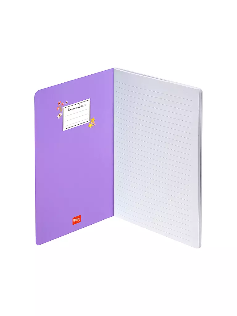 LEGAMI | Notizbuch Medium FLOWERS | keine Farbe