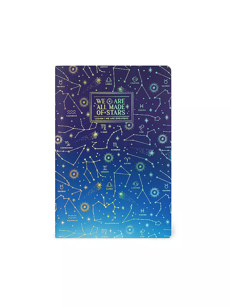 LEGAMI | Notizbuch Medium STARS | keine Farbe