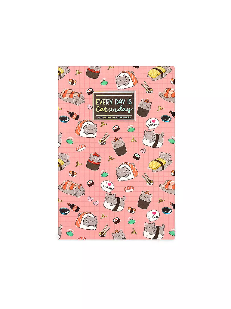 LEGAMI | Notizbuch Medium SUSHI CAT | keine Farbe
