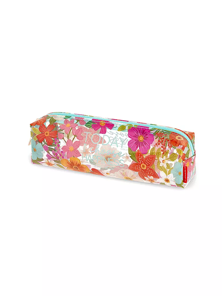 LEGAMI | Transparentes Federmäppchen FLOWERS | keine Farbe