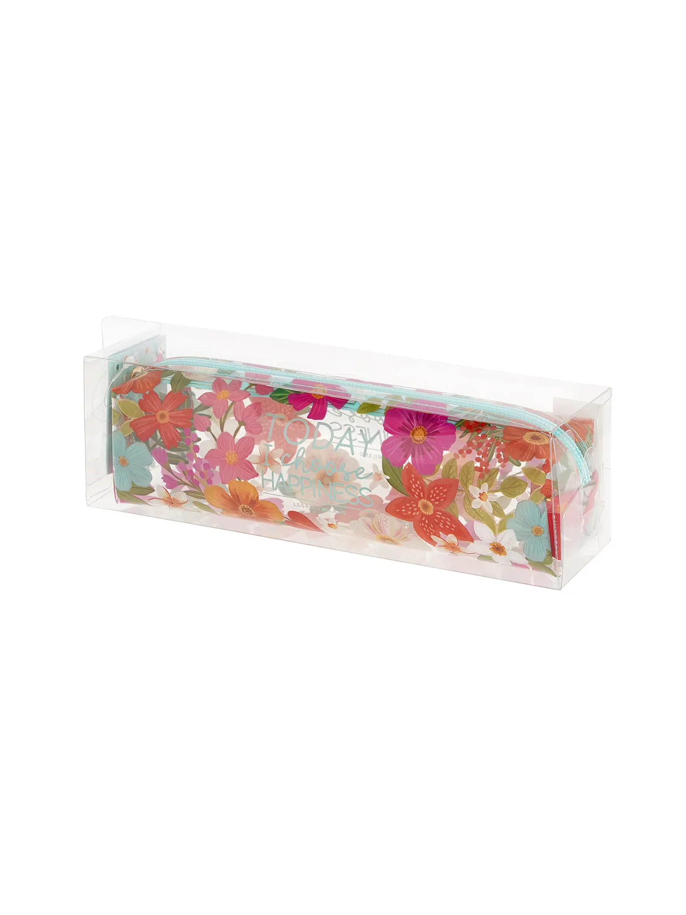 LEGAMI | Transparentes Federmäppchen FLOWERS | keine Farbe