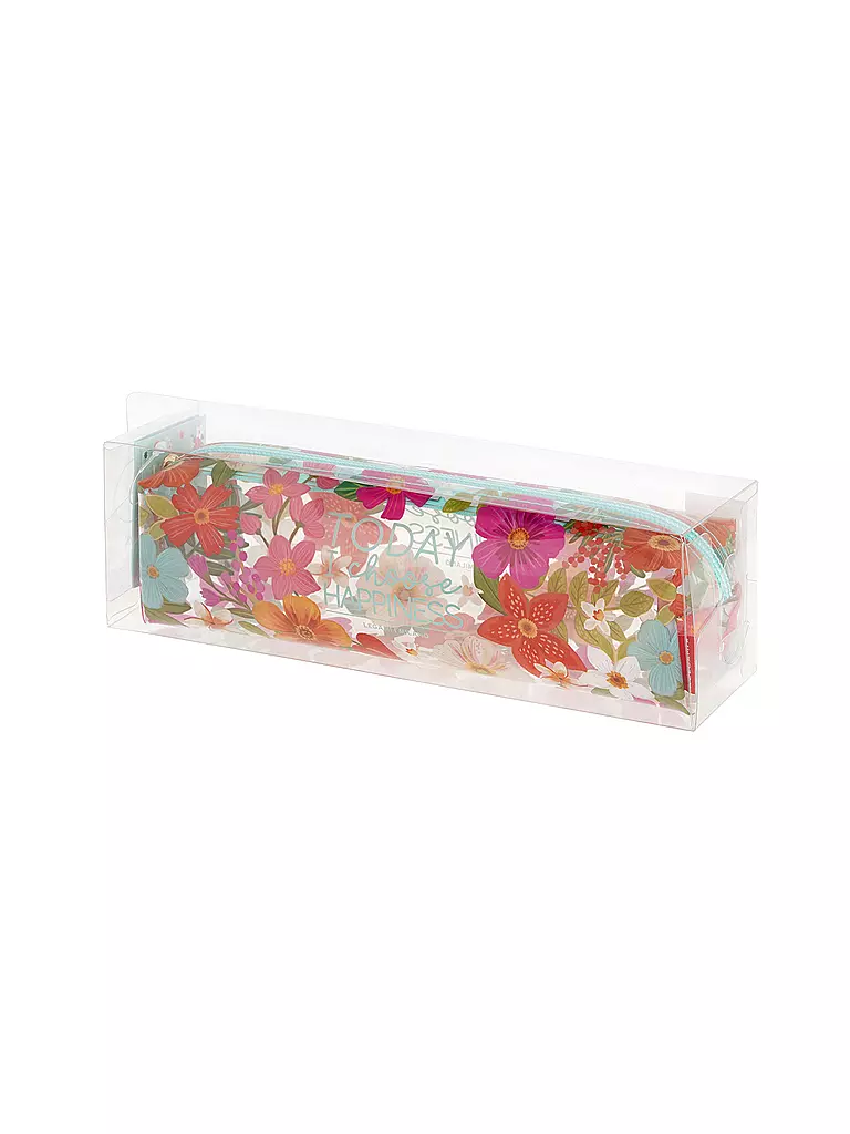 LEGAMI | Transparentes Federmäppchen FLOWERS | keine Farbe