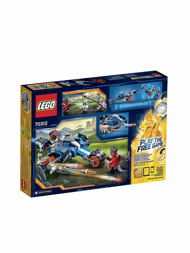 LEGO | ADVENTURE - Lance's Robo-Pferd - Nexo Knights 70312 | 