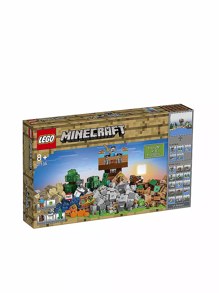 LEGO | Adventure - Minecraft - Die Crafting-Box 2.0  21135 | transparent