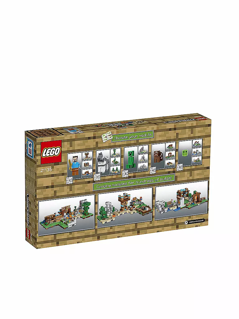 LEGO | Adventure - Minecraft - Die Crafting-Box 2.0  21135 | transparent