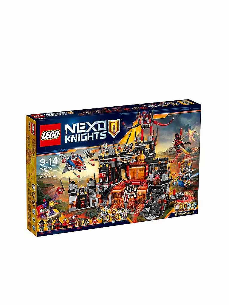 LEGO | Adventure - Nexo Knights - Jestros Vulkanfestung 70323 | transparent
