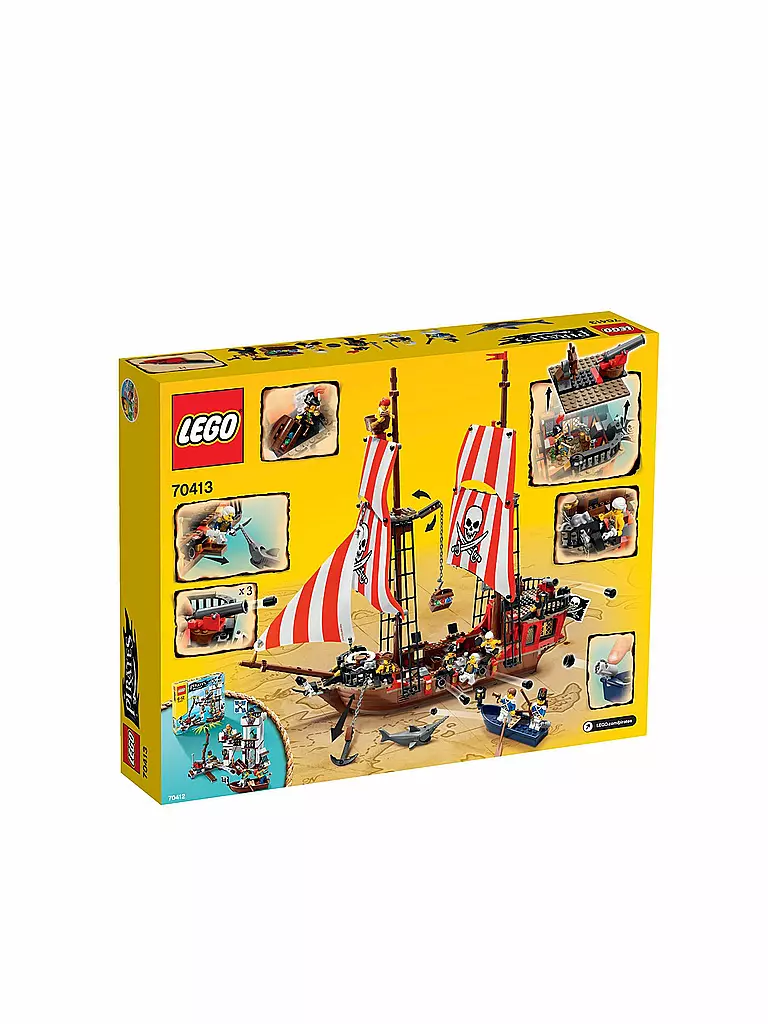 LEGO | ADVENTURE - Piraten-Großes Piratenschiff 70413 | 