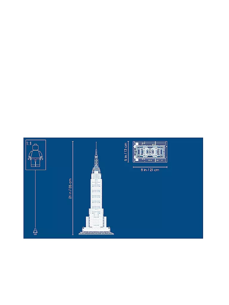 LEGO | Architecture - Empire State Building 21046 | keine Farbe