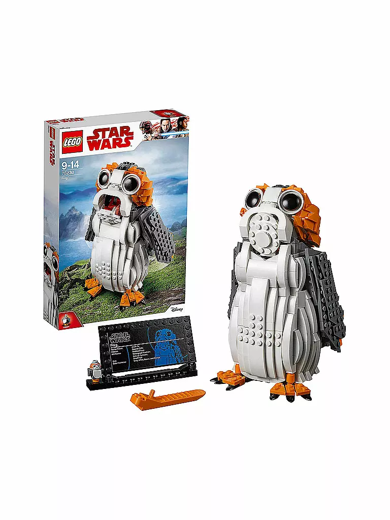 LEGO | Brick Build - Star Wars Porg 75230 | transparent