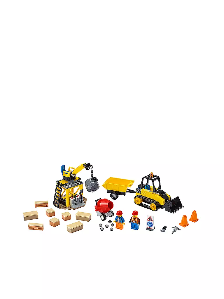 LEGO | City - Bagger auf der Baustelle 60252 | keine Farbe