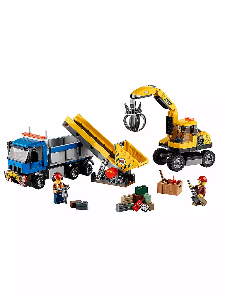 LEGO | CITY - Bagger und Sportwagen | transparent