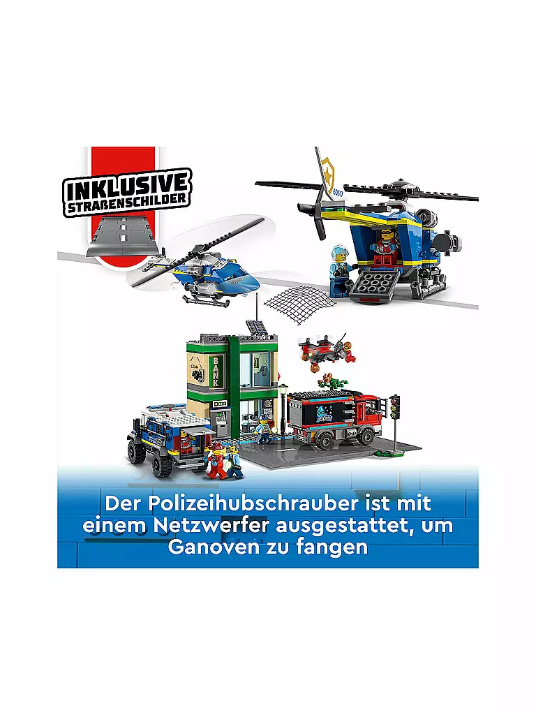 LEGO | City - Banküberfall mit Verfolgungsjagd 60317 | keine Farbe