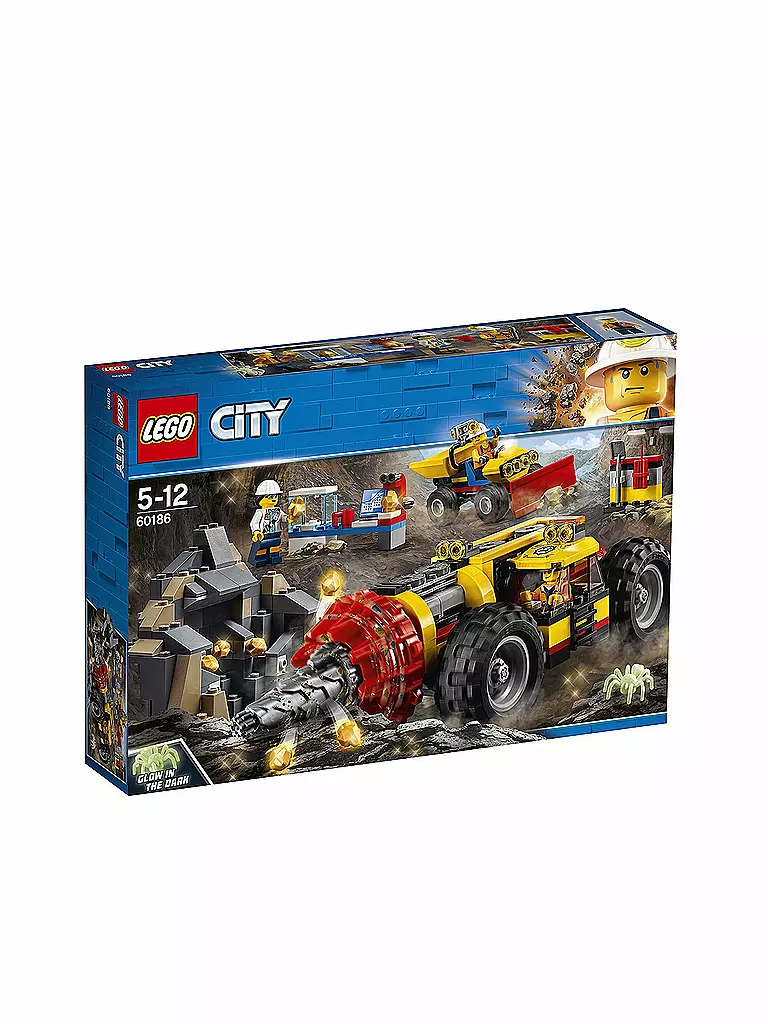 LEGO | City - Bergbauprofis - Schweres Bohrgerät für den Bergbau | transparent