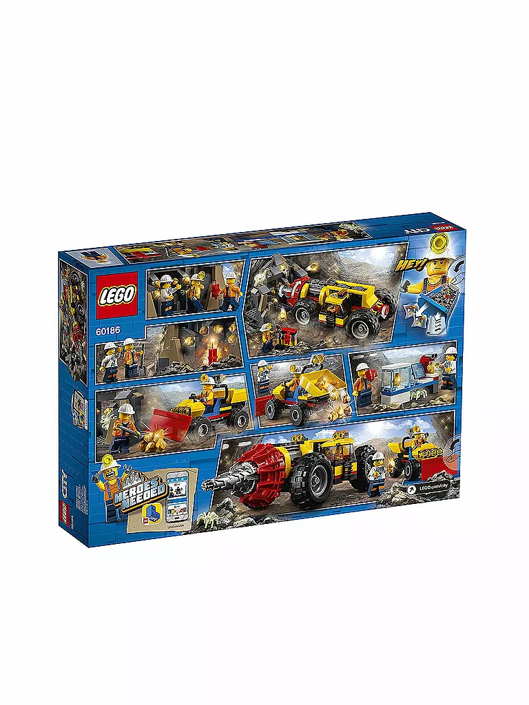 LEGO | City - Bergbauprofis - Schweres Bohrgerät für den Bergbau | 