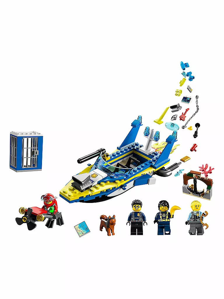 LEGO | City - Detektivmissionen der Wasserpolizei 60355 | keine Farbe