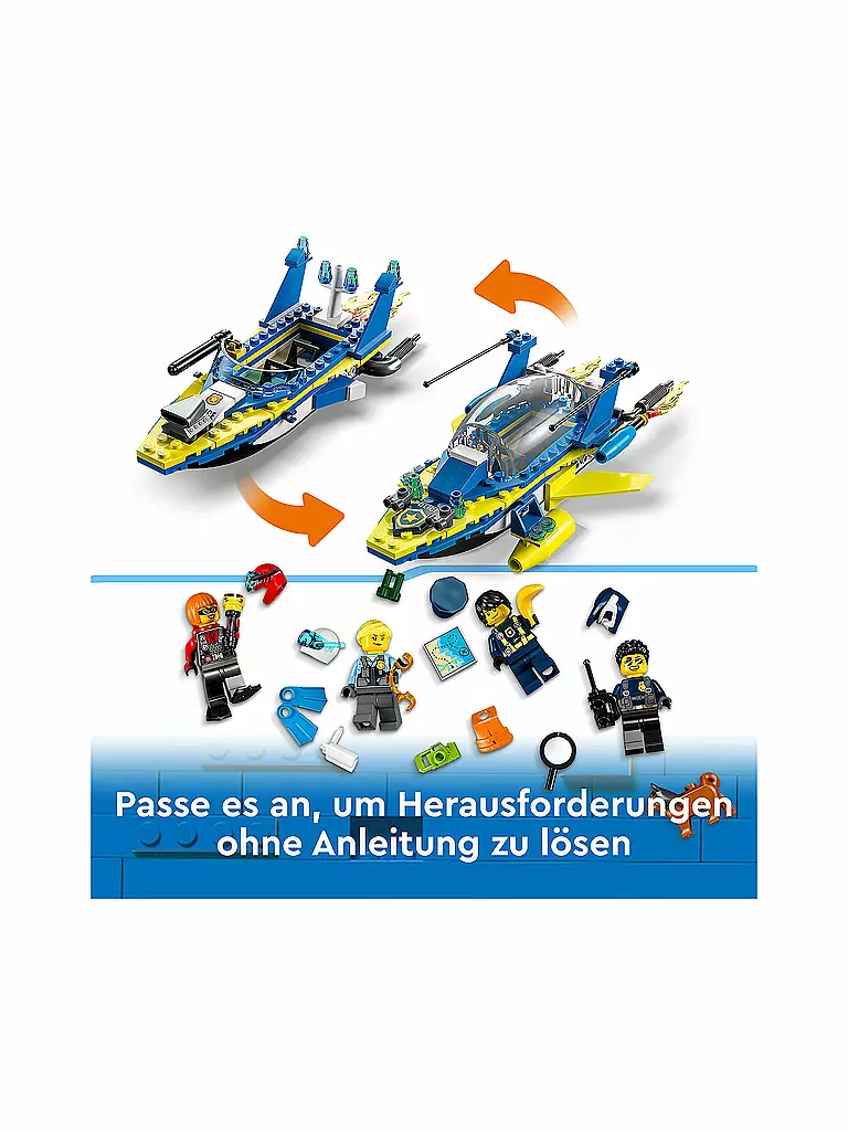 LEGO | City - Detektivmissionen der Wasserpolizei 60355 | keine Farbe