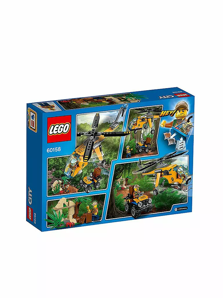LEGO | City - Dschungel-Frachthubschrauber 60158 | 
