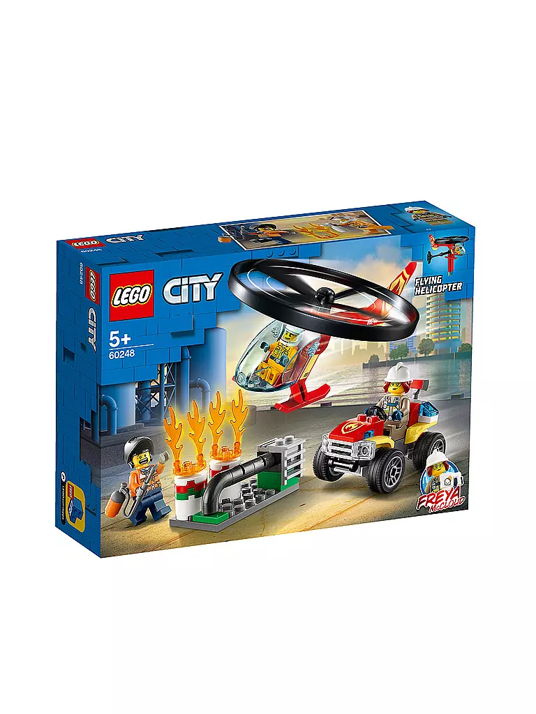 LEGO | City - Einsatz mit dem Feuerwehrhubschrauber 60248 | bunt