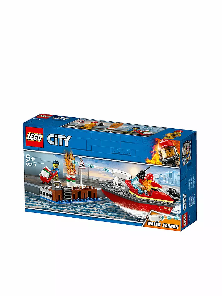 LEGO City - Feuerwehr am Hafen 60213 transparent